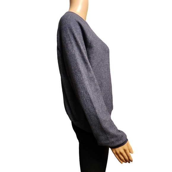 Slate Blue Fleece Sweatshirt - Picture 2 of 9